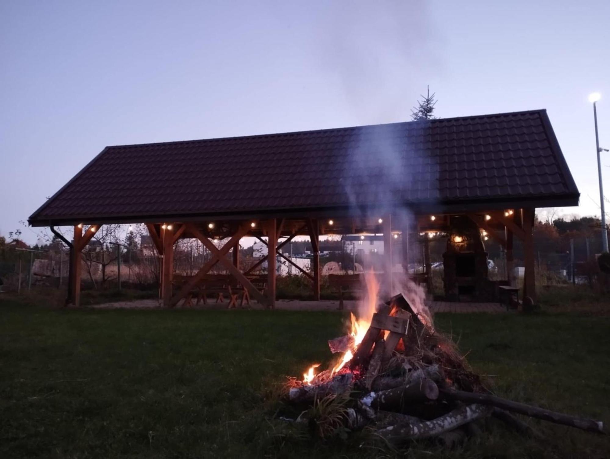 Checz Goscinna- Pokoje,Sauna,Jacuzzi, Sala Konferencyjna Grzybno Ngoại thất bức ảnh